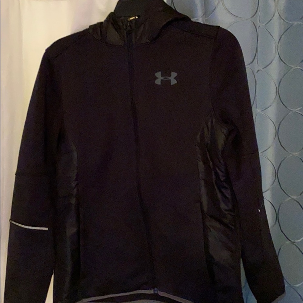 An under armour black jacket.